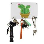 Porta Chaves Cacto 12x20cm Mdf
