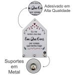 PORTA CHAVES EU ME LEMBRO 12X20CM MDF