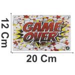 Porta Chaves  Game Over 12x20cm Mdf