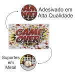Porta Chaves  Game Over 12x20cm Mdf