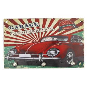 Porta Chaves Garage 12x20cm Mdf