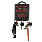 Porta Chaves Pegou Tudo 20x15cm Mdf 