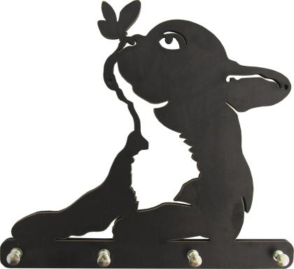 Porta Chaves Recortes Dog e Boboleta 