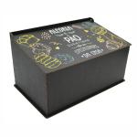 PORTA PÃO PINTADO ALEGRIA PRETO - 33X21X19CM PORTA PÃO PINTADO ALEGRIA PRETO - 33X21X19CM