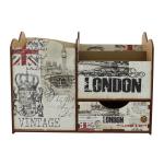 Porta Treco Organizador Londres Com Gaveta   Mdf 