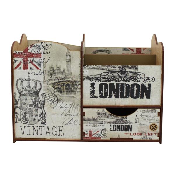 Porta Treco Organizador Londres Com Gaveta   Mdf 