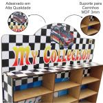 Prateleira Expositora Mini Carrinho Para 18 Carrinhos 32x41x5cm