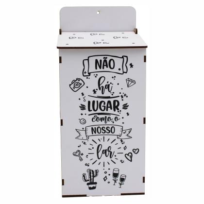 Puxa saco Adesiv. Branco Nosso Lar 12x10x27cm 