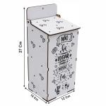 Puxa saco Adesiv. Branco Nosso Lar 12x10x27cm  Puxa saco Adesiv. Branco Nosso Lar 12x10x27cm