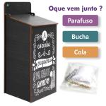 Puxa saco Adesiv. Preto A Cozinha 12x10x27cm 