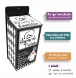 Puxa Saco de Parede MDF Casinha Organizador de Sacolas Regras da Cozinha Decorativo Preto