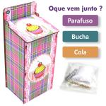 Puxa Saco Decorado Cupcake Mdf