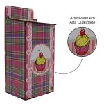 Puxa Saco Decorado Cupcake Mdf