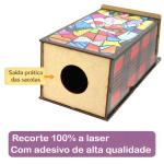 Puxa Saco Decorado Pintura Mdf