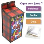 Puxa Saco Decorado Pintura Mdf