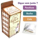 Puxa Saco Decorado Regras da Cozinha - Marrom