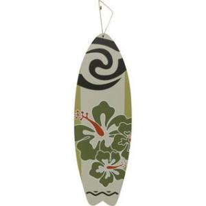 Quadro Placa Decorativa Recorte Decoração Prancha Flor Verde MDF