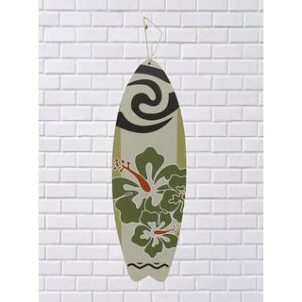 Quadro Placa Decorativa Recorte Decoração Prancha Flor Verde MDF