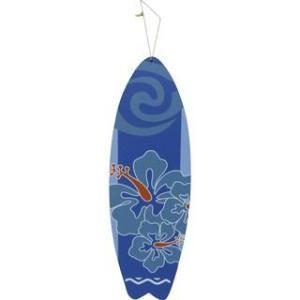 QUADRO PLACA PRANCHA FLOR AZUL MDF