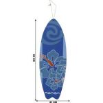 QUADRO PLACA PRANCHA FLOR AZUL MDF