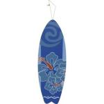 QUADRO PLACA PRANCHA FLOR AZUL MDF