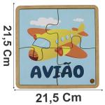 Quebra Cabeça Pedagógico - Avião