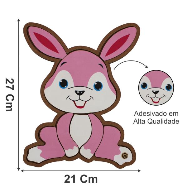 Quebra Cabeça Pedagógico coelho