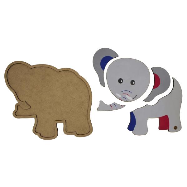 Quebra Cabeça Pedagógico Elefante