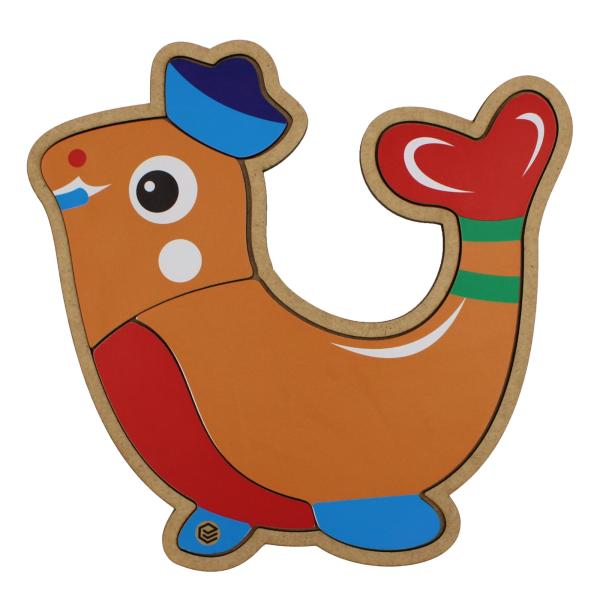 Quebra Cabeça Pedagógico Foca