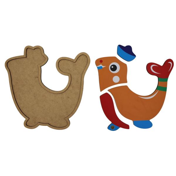 Quebra Cabeça Pedagógico Foca