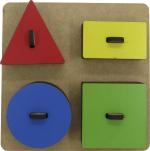 Quebra Cabeça Pedagógico Formas Geométricas 