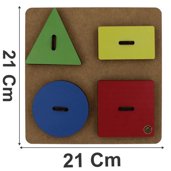 Quebra Cabeça Pedagógico Formas Geométricas 