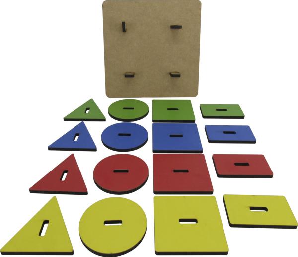 Quebra Cabeça Pedagógico Formas Geométricas 