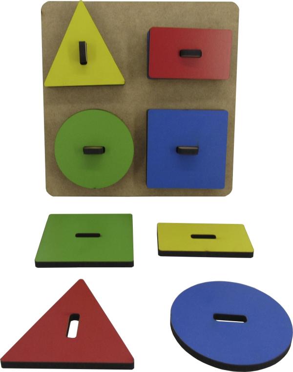 Quebra Cabeça Pedagógico Formas Geométricas 