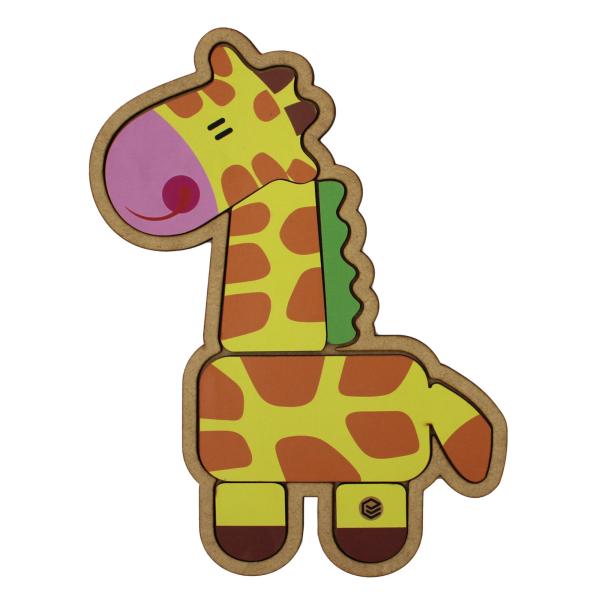 Quebra Cabeça Pedagógico  Girafa