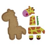 Quebra Cabeça Pedagógico  Girafa