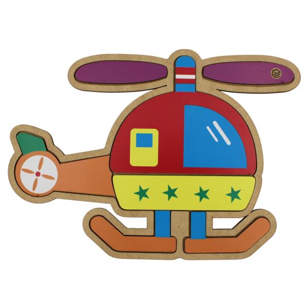 Quebra Cabeça Pedagógico  Helicóptero