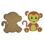 Quebra Cabeça Pedagógico macaco