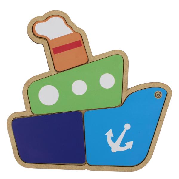 Quebra Cabeça Pedagógico navio