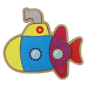 Quebra Cabeça Pedagógico Submarino