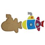 Quebra Cabeça Pedagógico Submarino