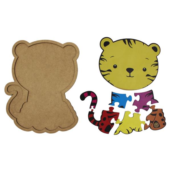 Quebra Cabeça Pedagógico tigre