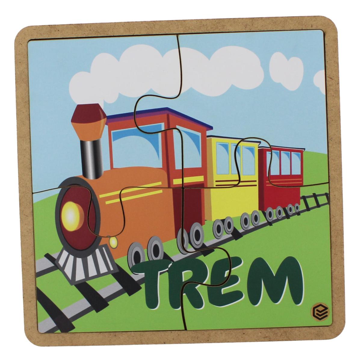 Quebra Cabeça Pedagógico - Trêm