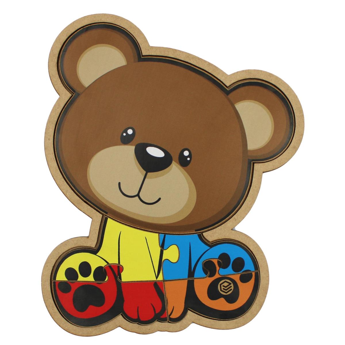 Quebra Cabeça Pedagógico urso