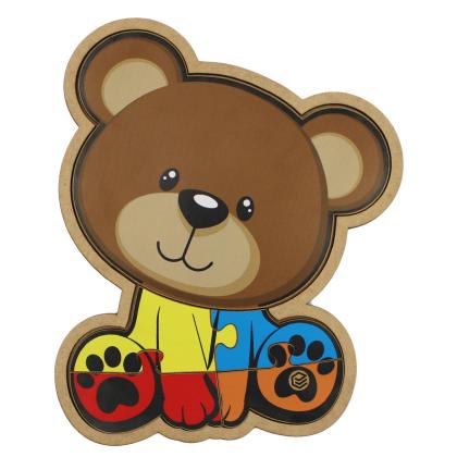 Quebra Cabeça Pedagógico urso