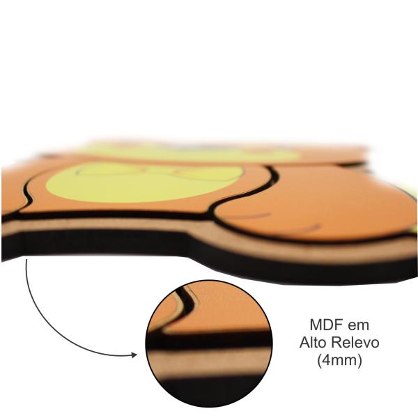 Quebra Cabeça Pedagógico Urso Pardo Mdf