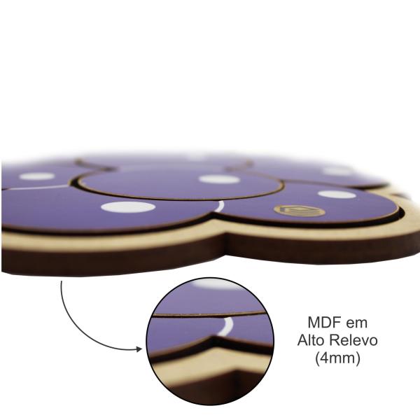 Quebra Cabeça Pedagógico Uva 