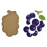 Quebra Cabeça Pedagógico Uva 