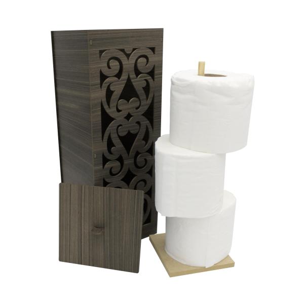 Suporte para Papel Higiênico decorado – Resistente, Funcional e Ideal para Personalização