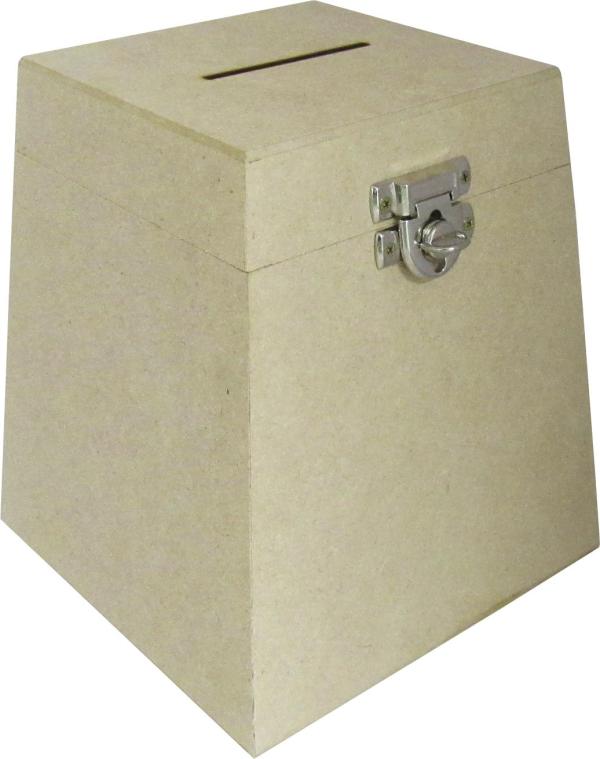 Urna Grande 23x23x26cm Mdf Crú